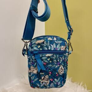 Vera Bradley RFID Mini Hipster Crossbody Bag Hanging Around Sloth Travel